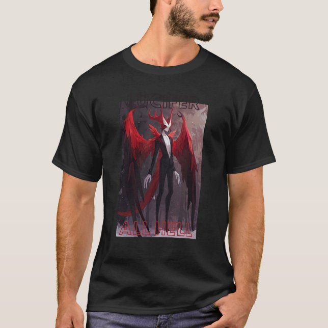 Lucifer Morningstar - helvetet T Shirt (Framsida)