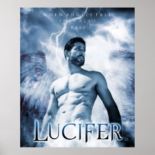 Lucifer Morningstar när Änglar faller Poster