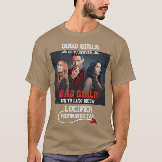 Lucifer MorningstarV Show Netfli Fankonst vänner T Shirt