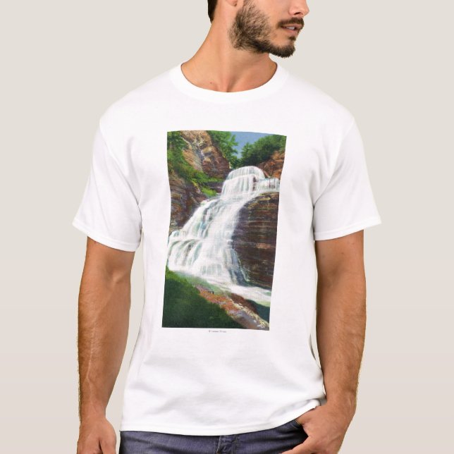 Lucifer nedgångar beskådar i Robert H. Treman Tee (Framsida)