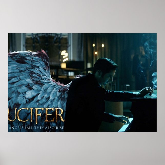 Lucifer Piano Vingar Poster (Framsidan)