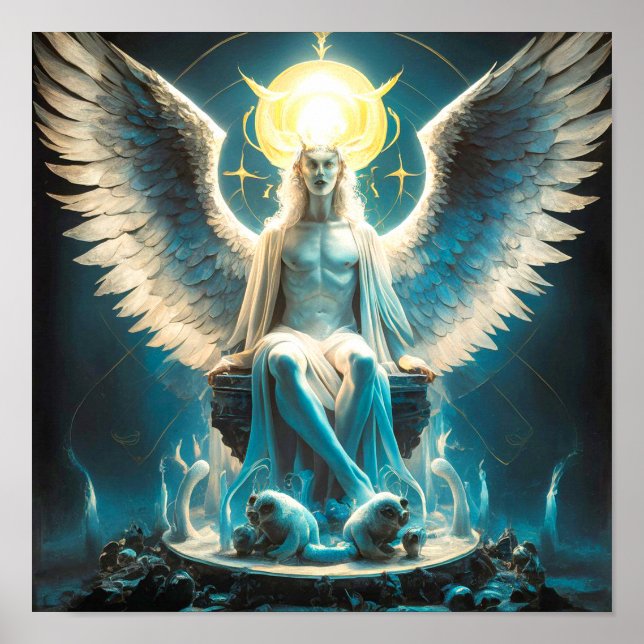 Lucifer representerar hans ljus och funktion poster (Framsidan)