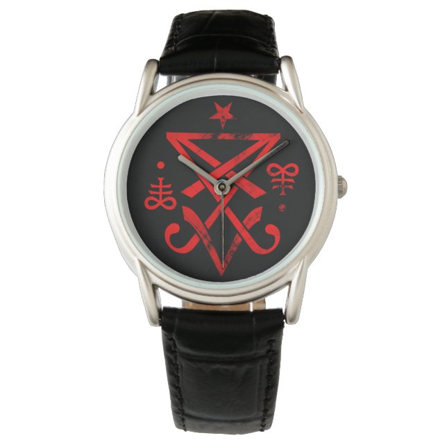 Lucifer Sigil Armbandsur (Framsida)