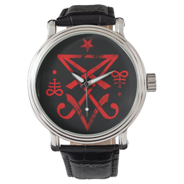 Lucifer Sigil Armbandsur (Framsida)