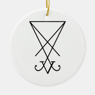 Lucifer Sigil Lamen (prydnaden baserar), Julgransprydnad Keramik
