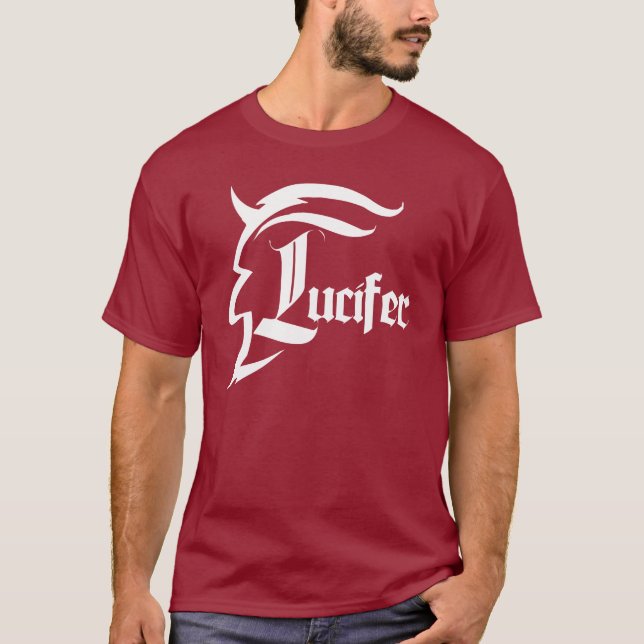 Lucifer skjortavit tee shirt (Framsida)