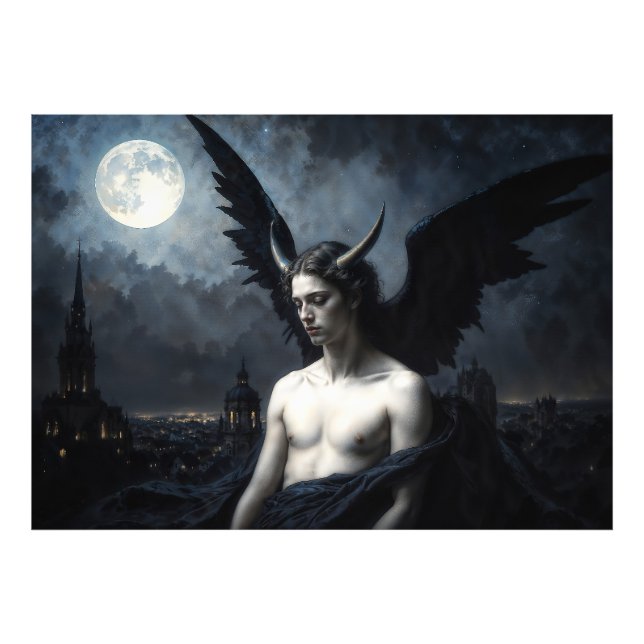 Lucifer Sorg Fototryck (Framsidan)