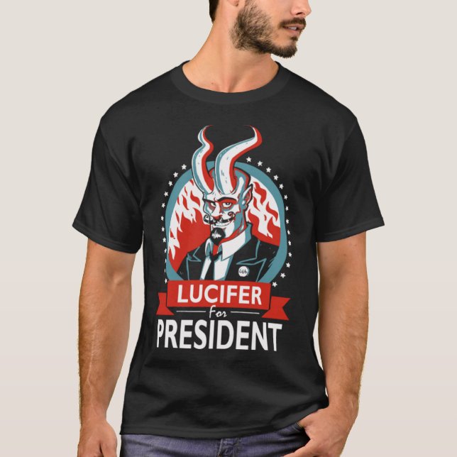 Lucifer: Talmannen röstar T Shirt (Framsida)