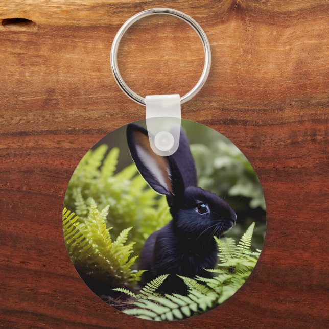 Lucifer The Black Little Bunny, Nyckelring (Framsida)