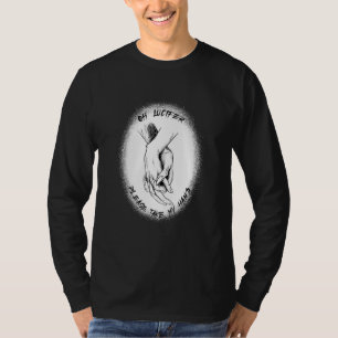 Lucifer vänligen ta min hand 666  Ockult Baphomet  T Shirt