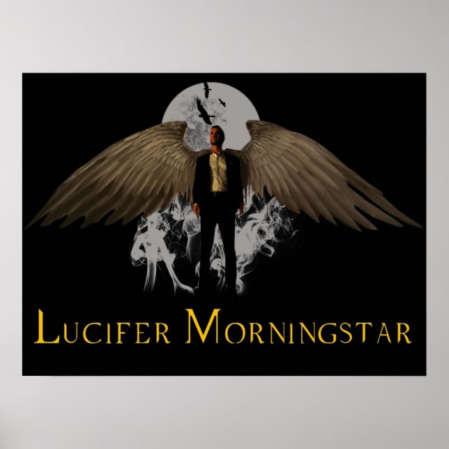 Lucifer vingrade poster (Framsidan)