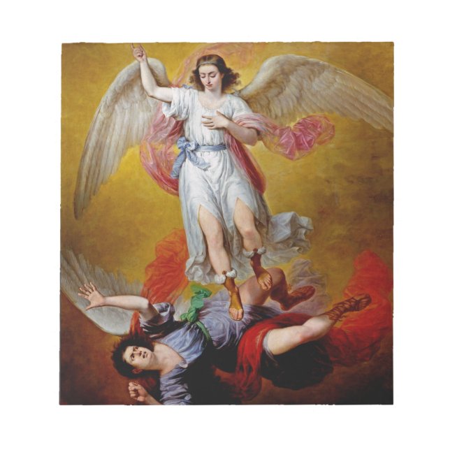 Lucifers fall av Antonio Maria Esquivel Anteckningsblock (Framsida)