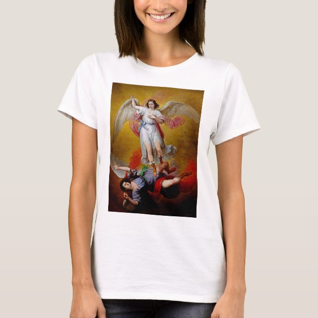 Lucifers fall av Antonio Maria Esquivel T Shirt (Framsida)
