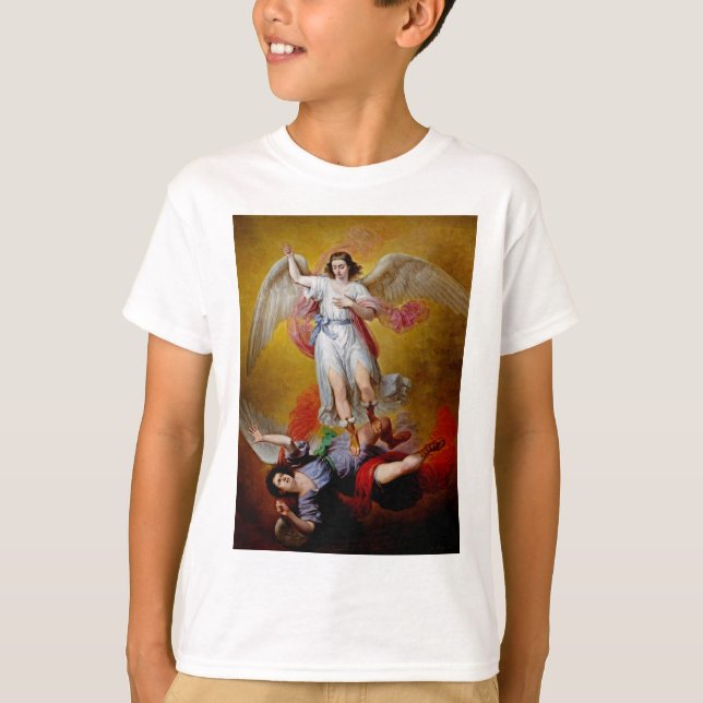 Lucifers fall av Antonio Maria Esquivel T Shirt (Framsida)