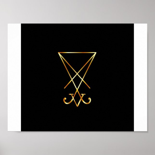 Lucifers guldsigil poster (Framsidan)