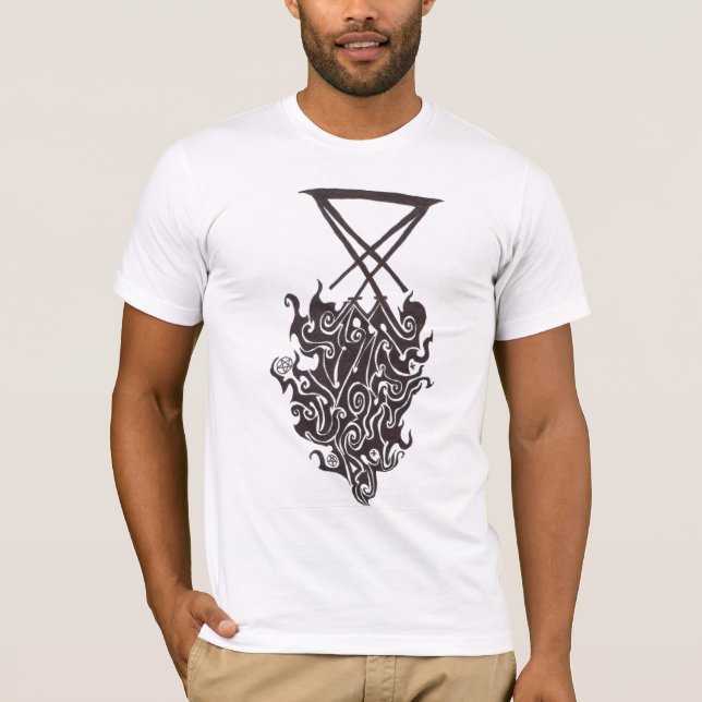 Lucifers markerar t-shirt (Framsida)