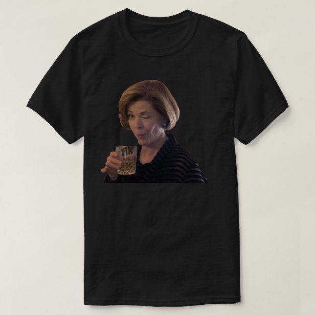 Lucille Bluth Wink Sticker T Shirt (Design framsida)