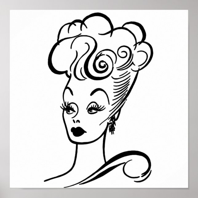 Lucille Boll Caricature Poster (Framsidan)