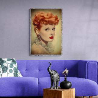 Lucille Boll Vintage Classic, Eleganten Poster