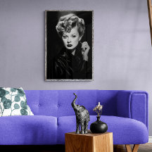 Lucille Boll Vintage Classic, Eleganten Poster