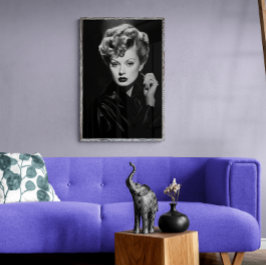 Lucille Boll Vintage Classic, Eleganten Poster