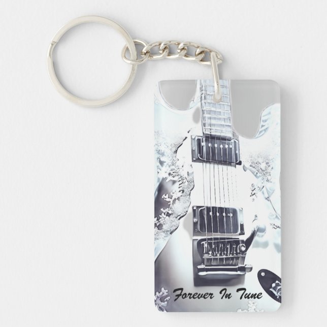 Lucite Guitar Wedding Favor (Framsidan)