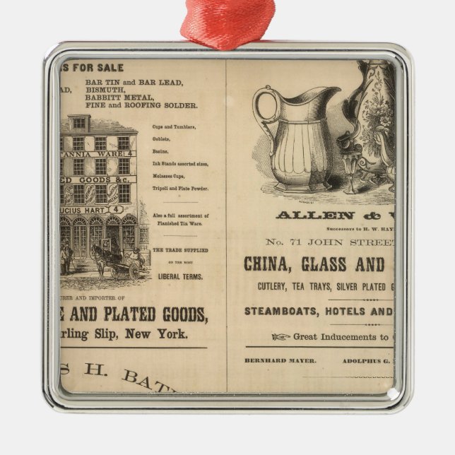 Lucius Hart Julgransprydnad Metall (Framsidan)