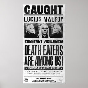 Lucius Malfoy ville Poster