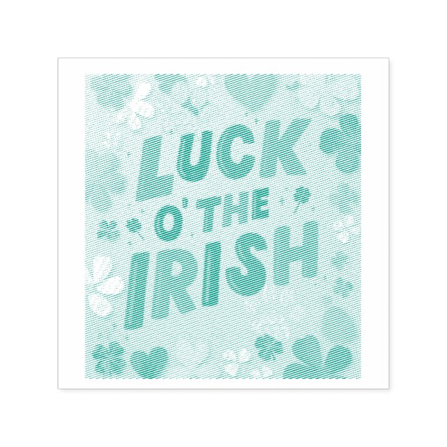 Luck O the Irish  Självfärgande Stämpel (Design)