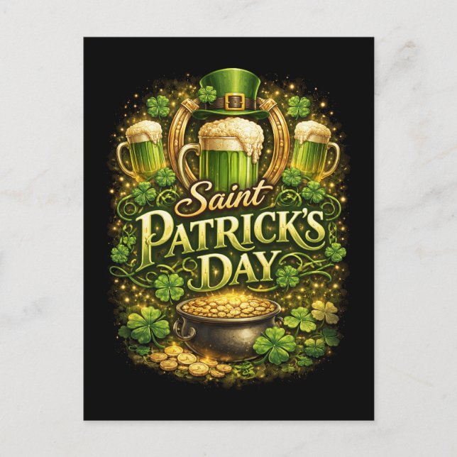 Luck of the Emerald Isle Vykort (Framsida)