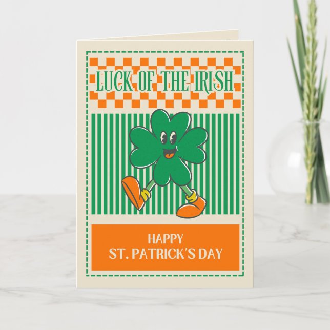 Luck of the Irish Greeting Card Kort (Framsida)