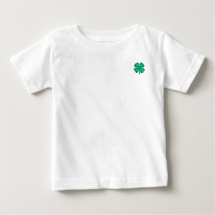 Luckerskjorta med fyra Löv iriska Klöver-baby T Shirt