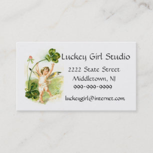 Luckey flickastudio visitkort