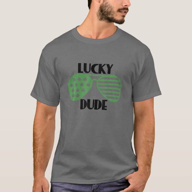 Luckglas för St patrick's day T Shirt (Framsida)