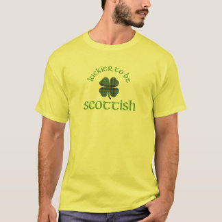 Luckier är skotsk schamprock St patrick's day t Shirt