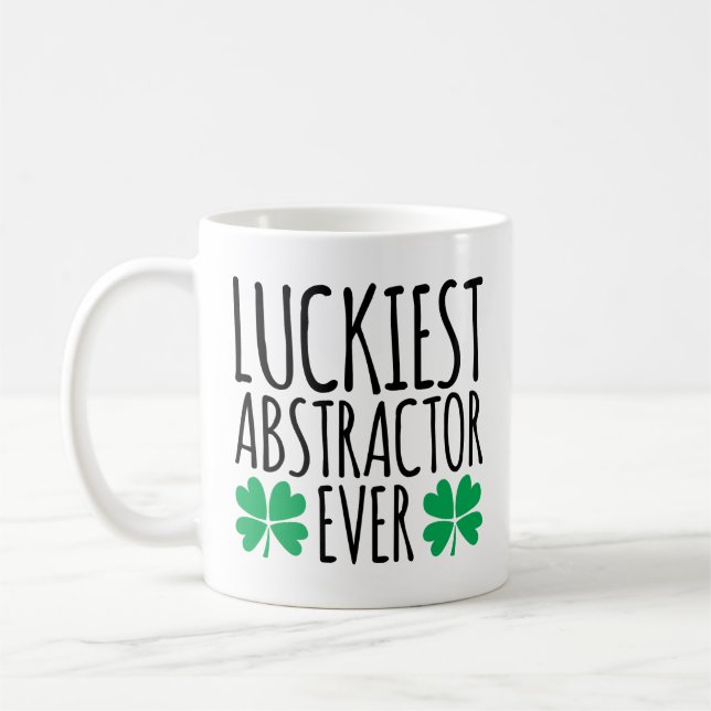 Luckiest Abstractor nånsin Kaffemugg (Vänster)