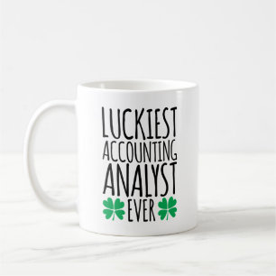 Luckiest Accounting Analyst någonsin Kaffemugg
