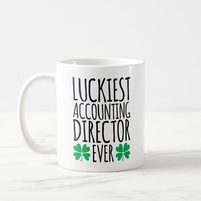 Luckiest Accounting Director nånsin Kaffemugg (Vänster)