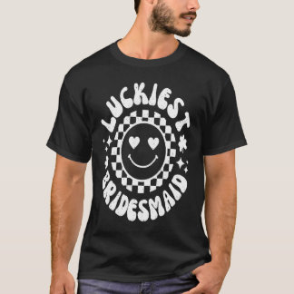 Luckiest Bridesmaid Lets Get Lucken Up Bachelorett T Shirt
