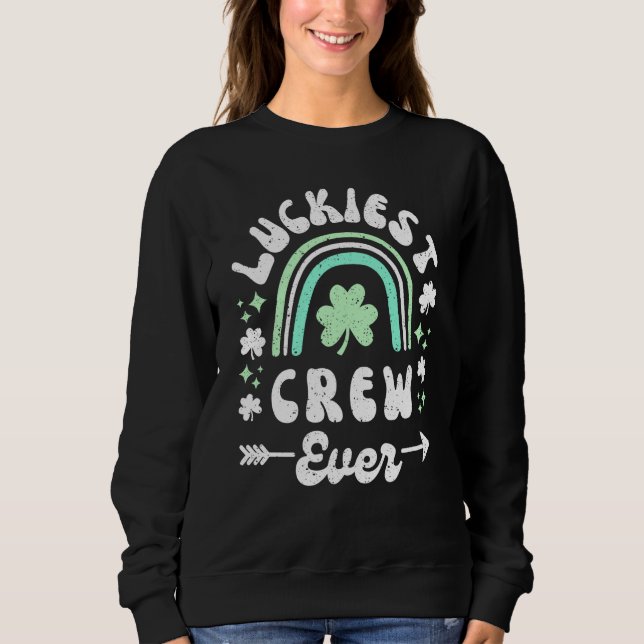 Luckiest Crew Ever Lets Get Lucked Up Bachelorette T Shirt (Framsida)