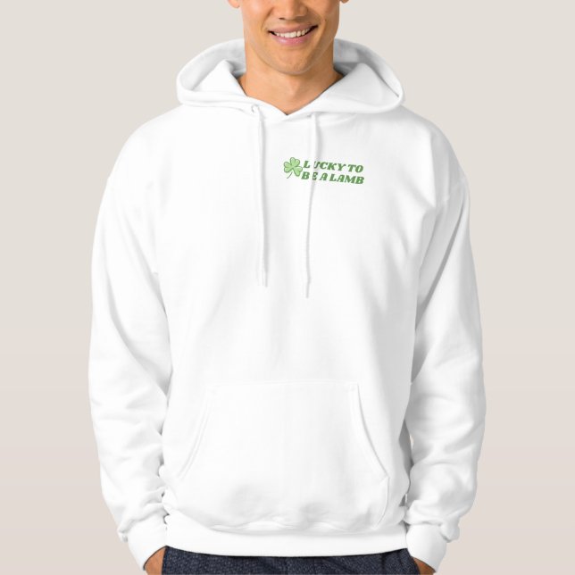 Luckiest Lamb Hoodie (Framsida)