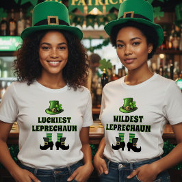 Luckiest Leprechaun Matching St. Patrick's Day T Shirt
