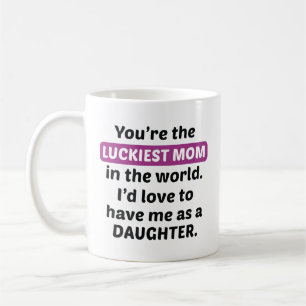 Luckiest Mamma-dotter Kaffemugg