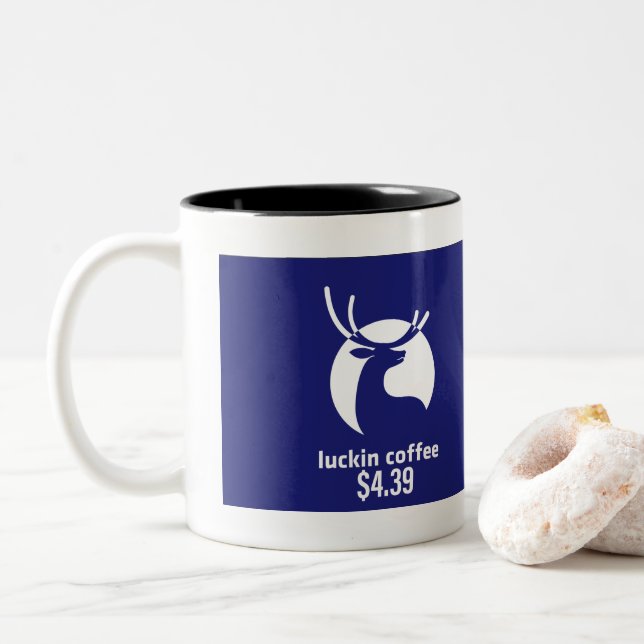 Luckin Coffee $4,39 kaffe mugg (Med munk)