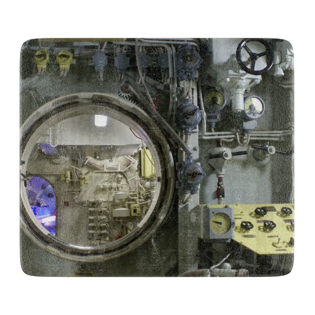 luckor på en gammal retroubåt (Framsidan)