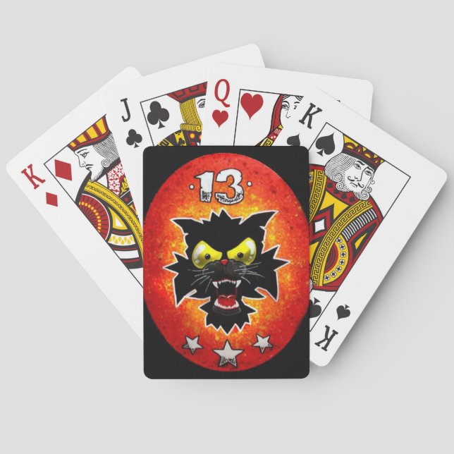 Lucky 13-spelkort kortlek (Baksidan)