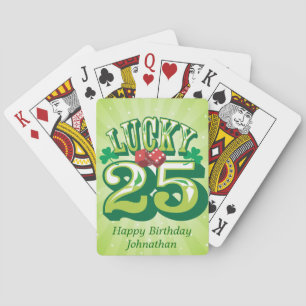 Lucky 25 Anpassningsbar Spelkort