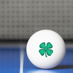 Lucky 4 Löv Irish Klöver 3-stjärnig pingpong boll