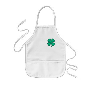 Lucky 4 Löv Irish Klöver barnkock förkläde