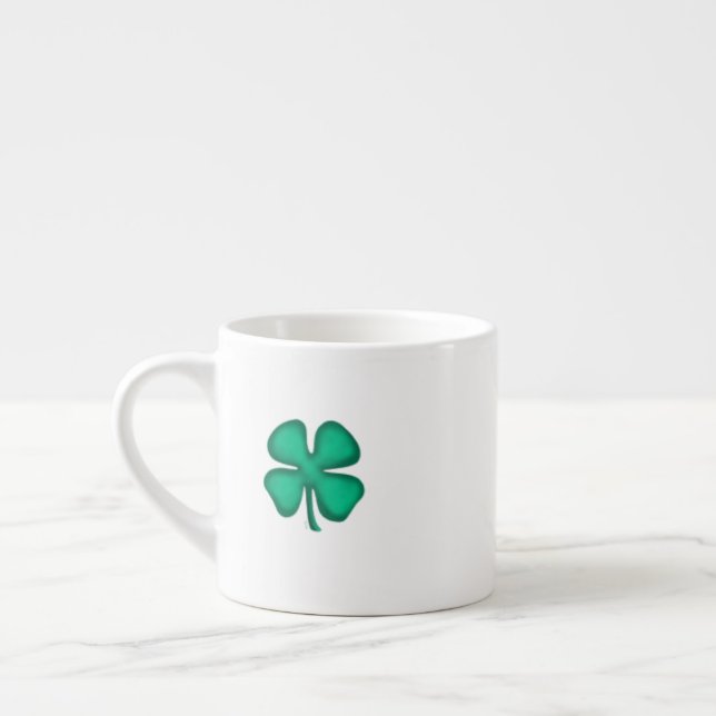 Lucky 4 Löv Irish Klöver espresso mugg Espressomugg (Vänster)